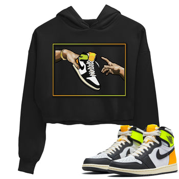 Jordan 1 Volt Gold Sneaker Match Tees Adam's Creation Sneaker Tees Jordan 1 Volt Gold Sneaker Release Tees Women's Shirts