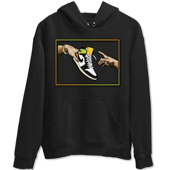 Jordan 1 Volt Gold Sneaker Match Tees Adam's Creation Sneaker Tees Jordan 1 Volt Gold Sneaker Release Tees Unisex Shirts