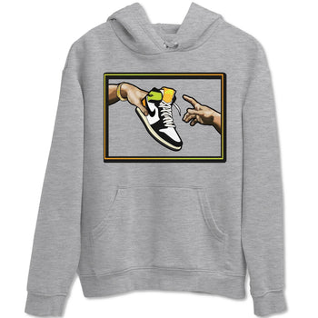 Jordan 1 Volt Gold Sneaker Match Tees Adam's Creation Sneaker Tees Jordan 1 Volt Gold Sneaker Release Tees Unisex Shirts