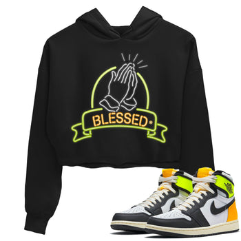 Jordan 1 Volt Gold Sneaker Match Tees Blessed Sneaker Tees Jordan 1 Volt Gold Sneaker Release Tees Women's Shirts