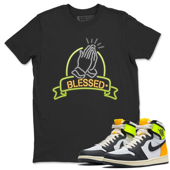 Jordan 1 Volt Gold Sneaker Match Tees Blessed Sneaker Tees Jordan 1 Volt Gold Sneaker Release Tees Unisex Shirts