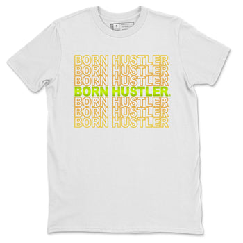 Jordan 1 Volt Gold Sneaker Match Tees Born Hustler Sneaker Tees Jordan 1 Volt Gold Sneaker Release Tees Unisex Shirts