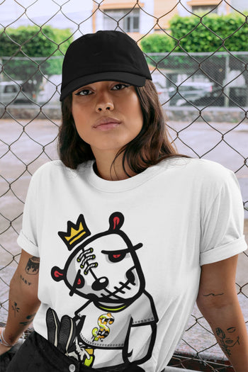 Jordan 1 Volt Gold Sneaker Match Tees Dead Dolls Sneaker Tees Jordan 1 Volt Gold Sneaker Release Tees Unisex Shirts