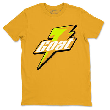 Jordan 1 Volt Gold Sneaker Match Tees Goat Sneaker Tees Jordan 1 Volt Gold Sneaker Release Tees Unisex Shirts