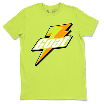 Jordan 1 Volt Gold Sneaker Match Tees Goat Sneaker Tees Jordan 1 Volt Gold Sneaker Release Tees Unisex Shirts