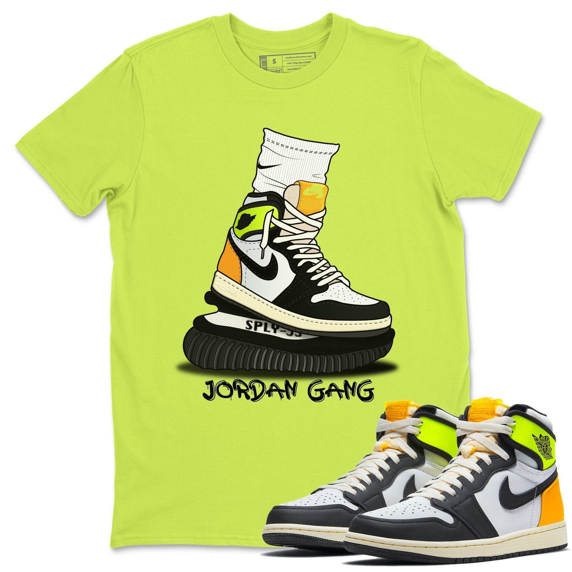 Jordan 1 Volt Gold Sneaker Match Tees Jordan Gang Sneaker Tees Jordan 1 Volt Gold Sneaker Release Tees Unisex Shirts