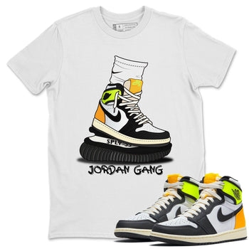 Jordan 1 Volt Gold Sneaker Match Tees Jordan Gang Sneaker Tees Jordan 1 Volt Gold Sneaker Release Tees Unisex Shirts