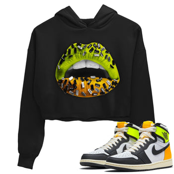 Jordan 1 Volt Gold Sneaker Match Tees Lips Jewel Sneaker Tees Jordan 1 Volt Gold Sneaker Release Tees Women's Shirts