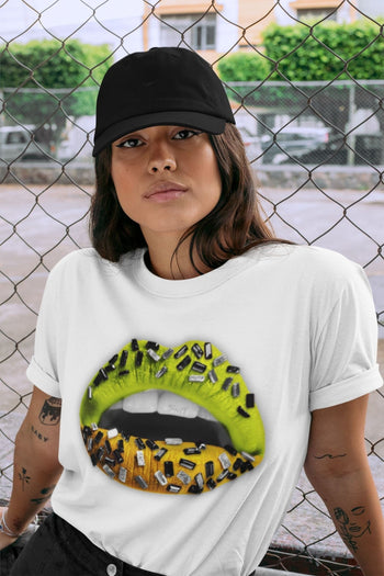 Jordan 1 Volt Gold Sneaker Match Tees Lips Jewel Sneaker Tees Jordan 1 Volt Gold Sneaker Release Tees Unisex Shirts