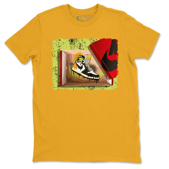 Jordan 1 Volt Gold Sneaker Match Tees New Kicks Sneaker Tees Jordan 1 Volt Gold Sneaker Release Tees Unisex Shirts