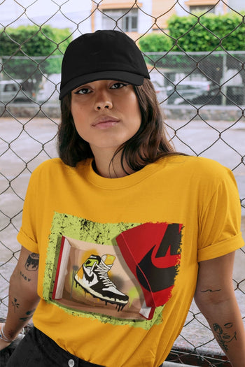 Jordan 1 Volt Gold Sneaker Match Tees New Kicks Sneaker Tees Jordan 1 Volt Gold Sneaker Release Tees Unisex Shirts