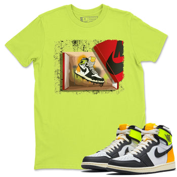 Jordan 1 Volt Gold Sneaker Match Tees New Kicks Sneaker Tees Jordan 1 Volt Gold Sneaker Release Tees Unisex Shirts