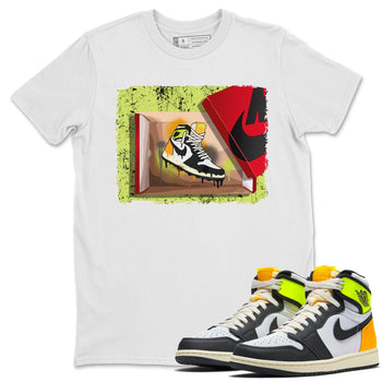 Jordan 1 Volt Gold Sneaker Match Tees New Kicks Sneaker Tees Jordan 1 Volt Gold Sneaker Release Tees Unisex Shirts