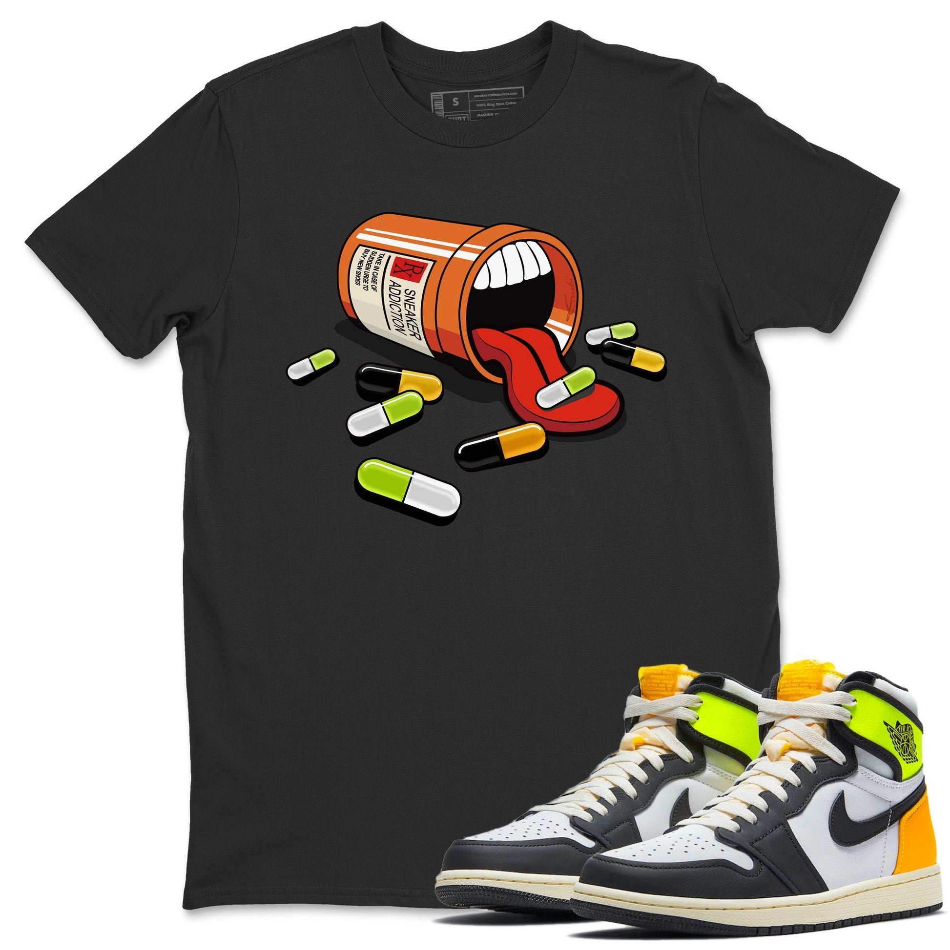 Jordan 1 Volt Gold Sneaker Match Tees Sneaker Addiction Sneaker Tees Jordan 1 Volt Gold Sneaker Release Tees Unisex Shirts