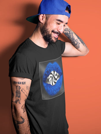 Jordan 1 Royal Black Sneaker Match Tees Lips Candy Sneaker Tees Jordan 1 Royal Black Sneaker Release Tees Unisex Shirts