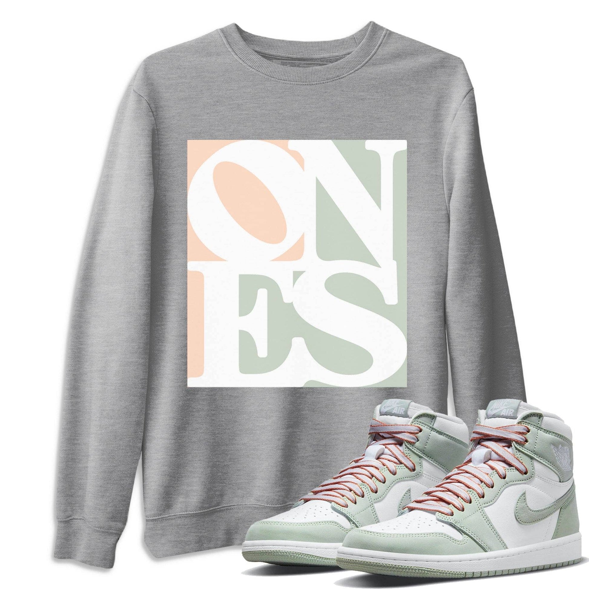 Jordan 1 Seafoam Sneaker Match Tees Ones Sneaker Tees Jordan 1 Seafoam Sneaker Release Tees Unisex Shirts