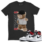 Jordan 1 Smoke Grey Sneaker Match Tees Bear Swaggers Sneaker Tees Jordan 1 Smoke Grey Sneaker Release Tees Unisex Shirts