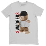 Jordan 1 Smoke Grey Sneaker Match Tees Bear Swaggers Sneaker Tees Jordan 1 Smoke Grey Sneaker Release Tees Unisex Shirts