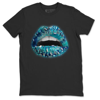 Jordan 1 Tie-Dye Sneaker Match Tees Lips Jewel Sneaker Tees Jordan 1 Tie-Dye Sneaker Release Tees Unisex Shirts