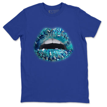 Jordan 1 Tie-Dye Sneaker Match Tees Lips Jewel Sneaker Tees Jordan 1 Tie-Dye Sneaker Release Tees Unisex Shirts