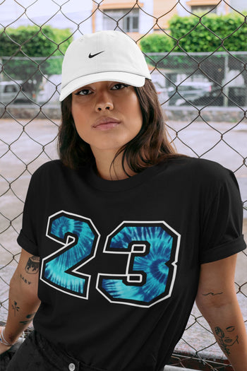 Jordan 1 Tie-Dye Sneaker Match Tees 23 Sneaker Tees Jordan 1 Tie-Dye Sneaker Release Tees Unisex Shirts