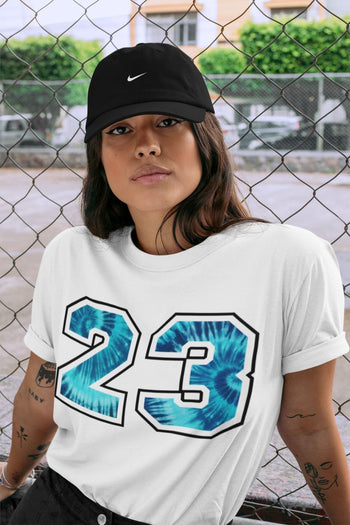Jordan 1 Tie-Dye Sneaker Match Tees 23 Sneaker Tees Jordan 1 Tie-Dye Sneaker Release Tees Unisex Shirts