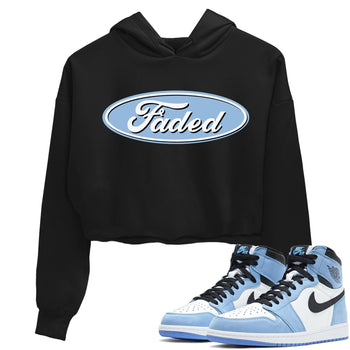 Jordan 1 University Blue Sneaker Match Tees Faded Sneaker Tees Jordan 1 University Blue Sneaker Release Tees Women's Shirts