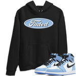 Jordan 1 University Blue Sneaker Match Tees Faded Sneaker Tees Jordan 1 University Blue Sneaker Release Tees Unisex Shirts