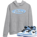 Jordan 1 University Blue Sneaker Match Tees Faded Sneaker Tees Jordan 1 University Blue Sneaker Release Tees Unisex Shirts