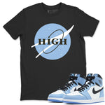 Jordan 1 University Blue Sneaker Match Tees High Sneaker Tees Jordan 1 University Blue Sneaker Release Tees Unisex Shirts