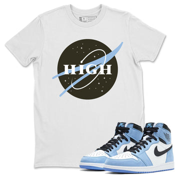 Jordan 1 University Blue Sneaker Match Tees High Sneaker Tees Jordan 1 University Blue Sneaker Release Tees Unisex Shirts