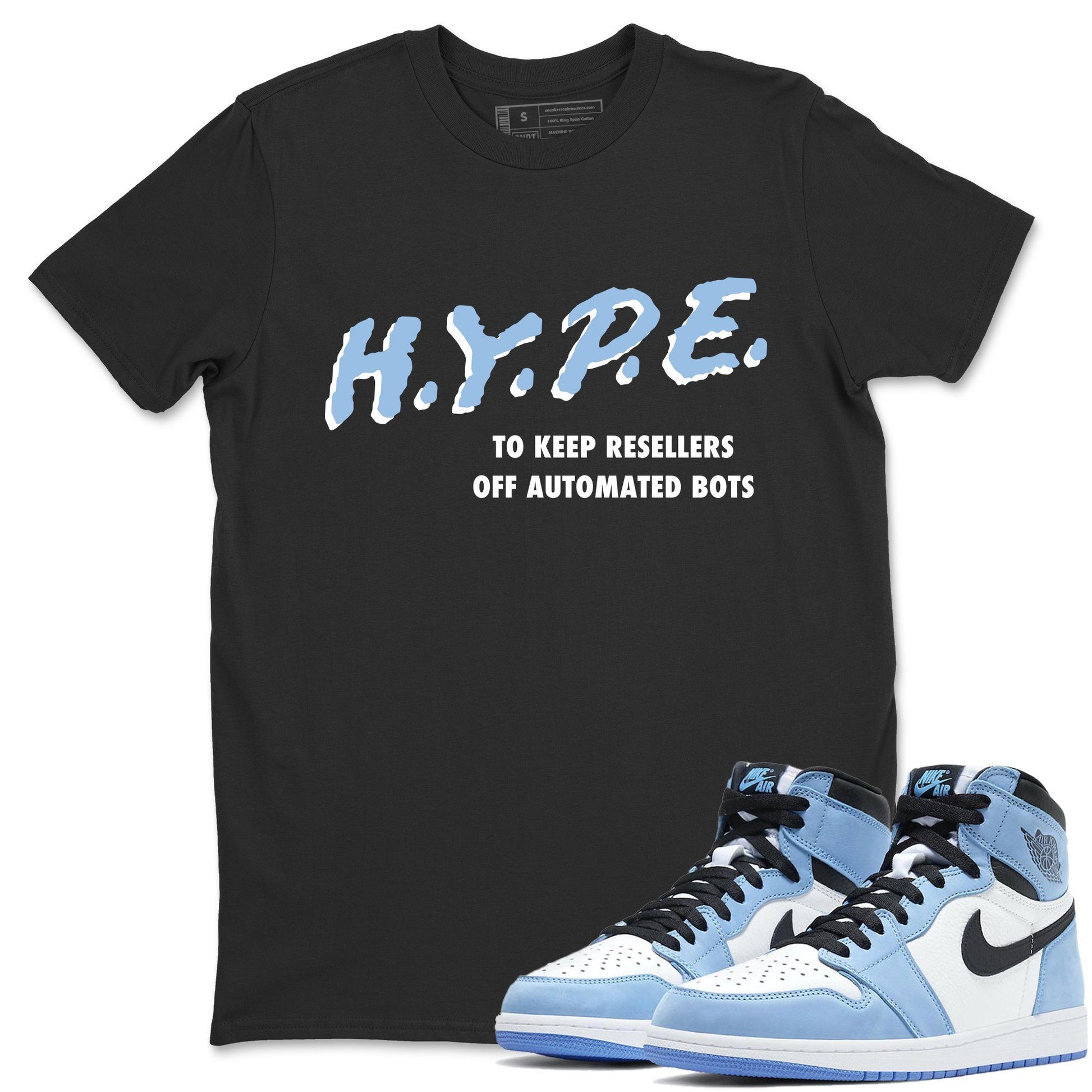 Jordan 1 University Blue Sneaker Match Tees Hype Sneaker Tees Jordan 1 University Blue Sneaker Release Tees Unisex Shirts