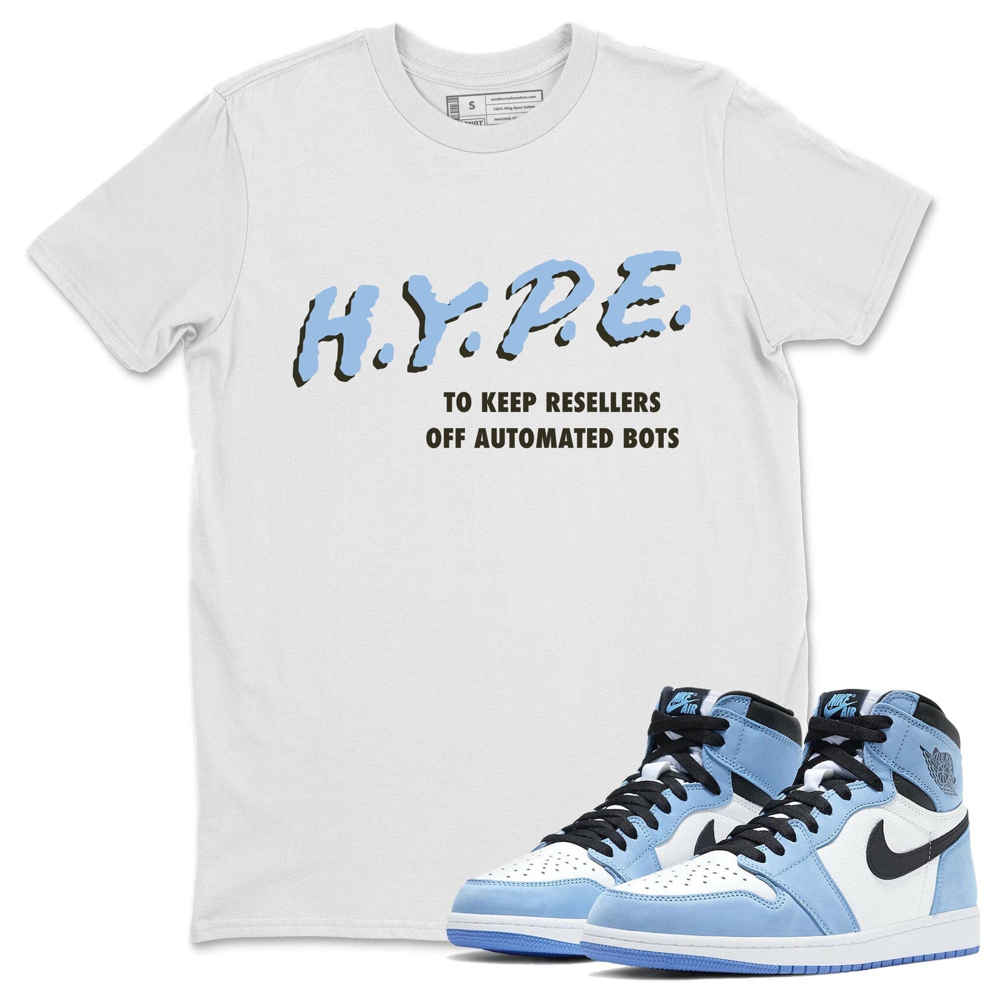 Jordan 1 University Blue Sneaker Match Tees Hype Sneaker Tees Jordan 1 University Blue Sneaker Release Tees Unisex Shirts