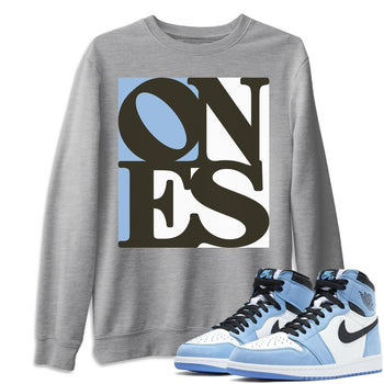 Jordan 1 University Blue Sneaker Match Tees Ones Sneaker Tees Jordan 1 University Blue Sneaker Release Tees Unisex Shirts