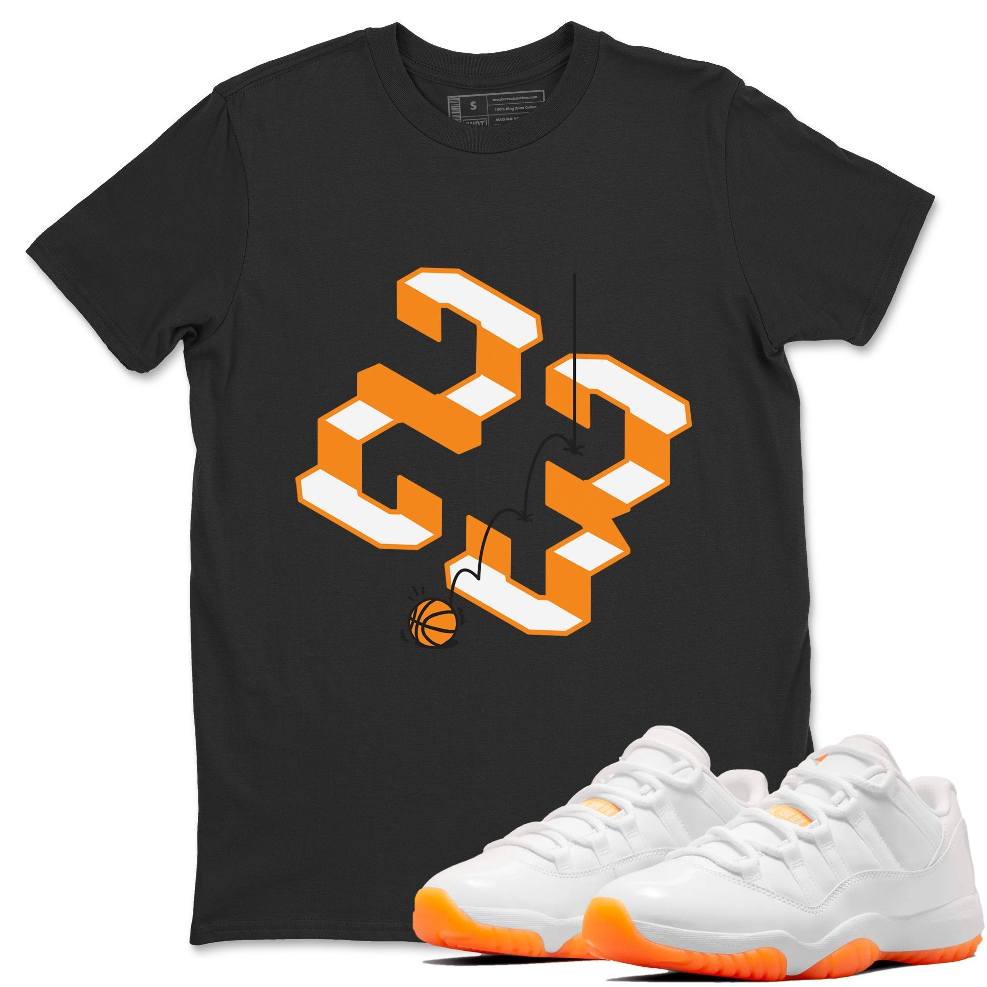 Jordan 11 Citrus Sneaker Match Tees Steps Sneaker Tees Jordan 11 Citrus Sneaker Release Tees Unisex Shirts