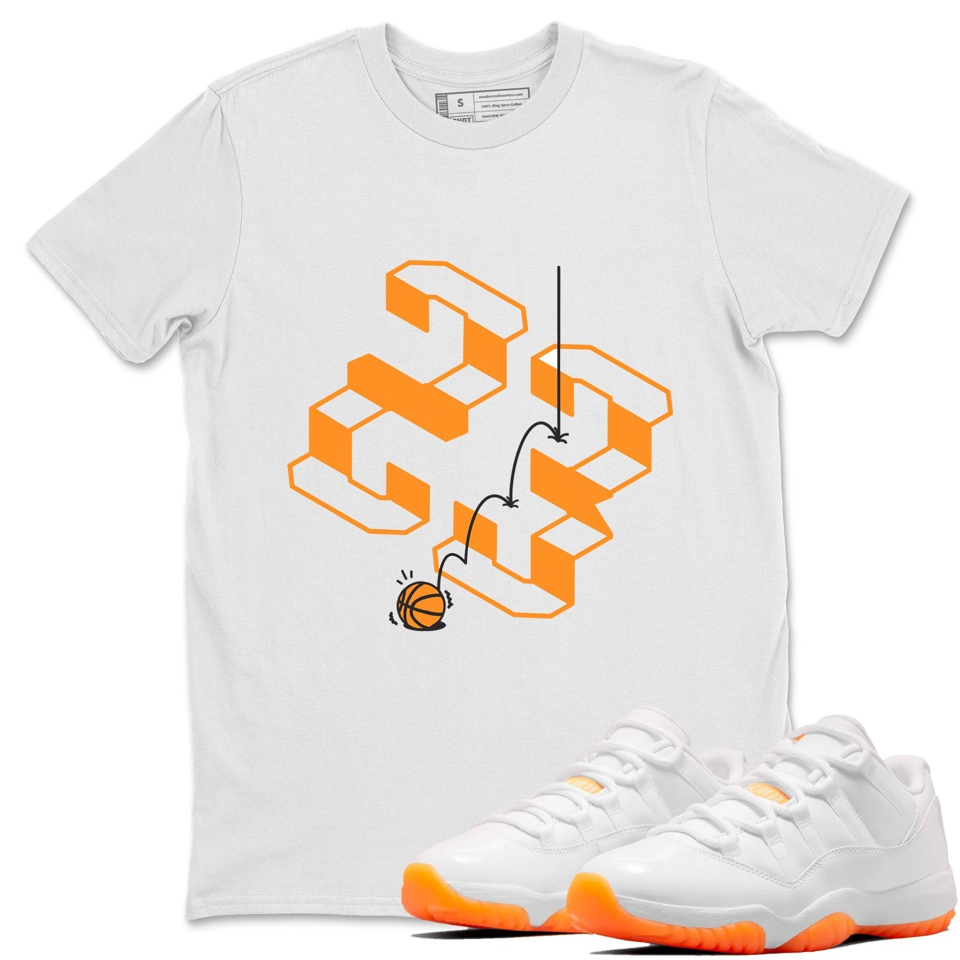 Jordan 11 Citrus Sneaker Match Tees Steps Sneaker Tees Jordan 11 Citrus Sneaker Release Tees Unisex Shirts