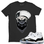 Jordan 11 Concord Sneaker Match Tees Skull Hat Mask Sneaker Tees Jordan 11 Concord Sneaker Release Tees Unisex Shirts