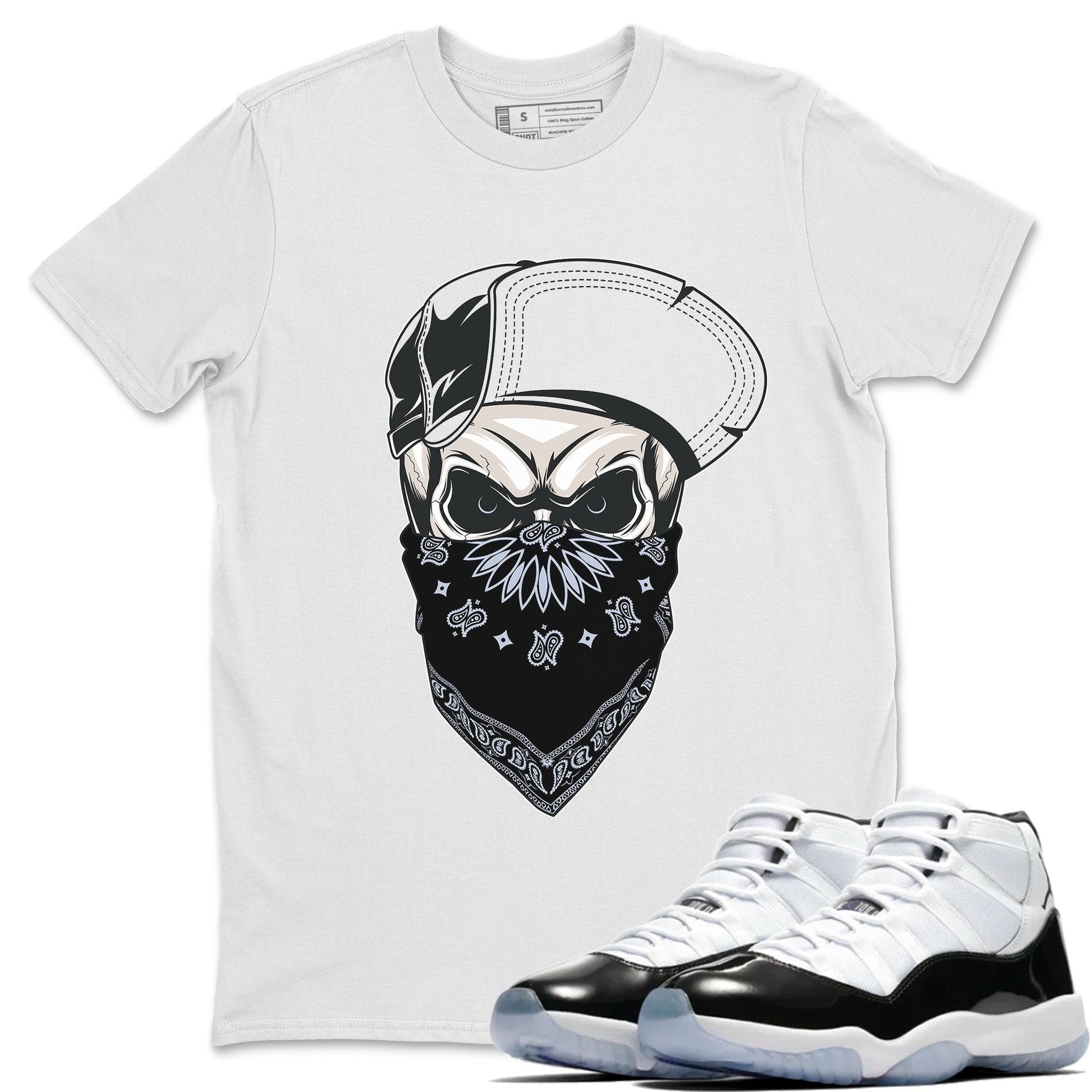 Jordan 11 Concord Sneaker Match Tees Skull Hat Mask Sneaker Tees Jordan 11 Concord Sneaker Release Tees Unisex Shirts