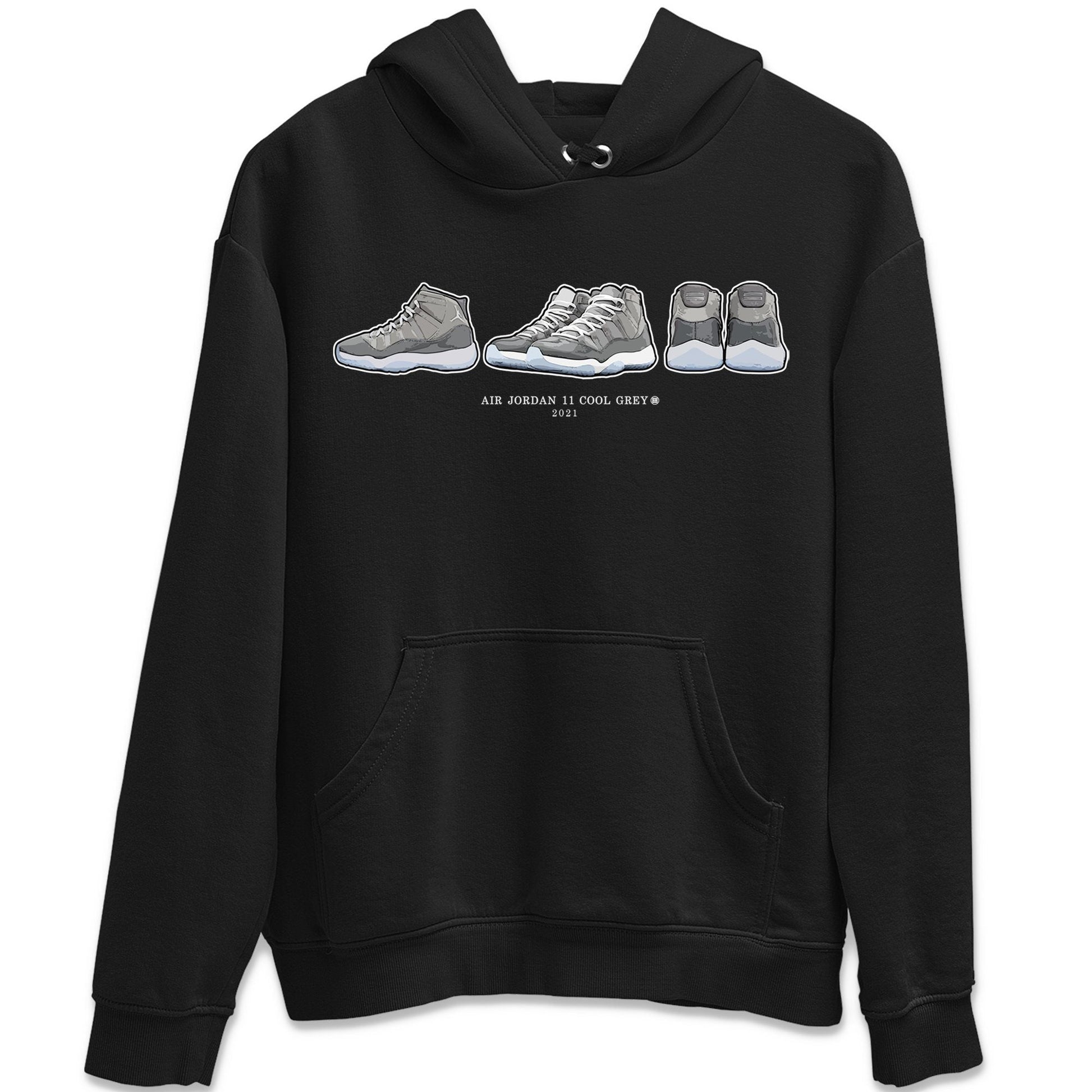 Jordan 11 Cool Grey Sneaker Match Tees Air Jordan 11 Prelude Sneaker Tees Jordan 11 Cool Grey Sneaker Release Tees Unisex Shirts