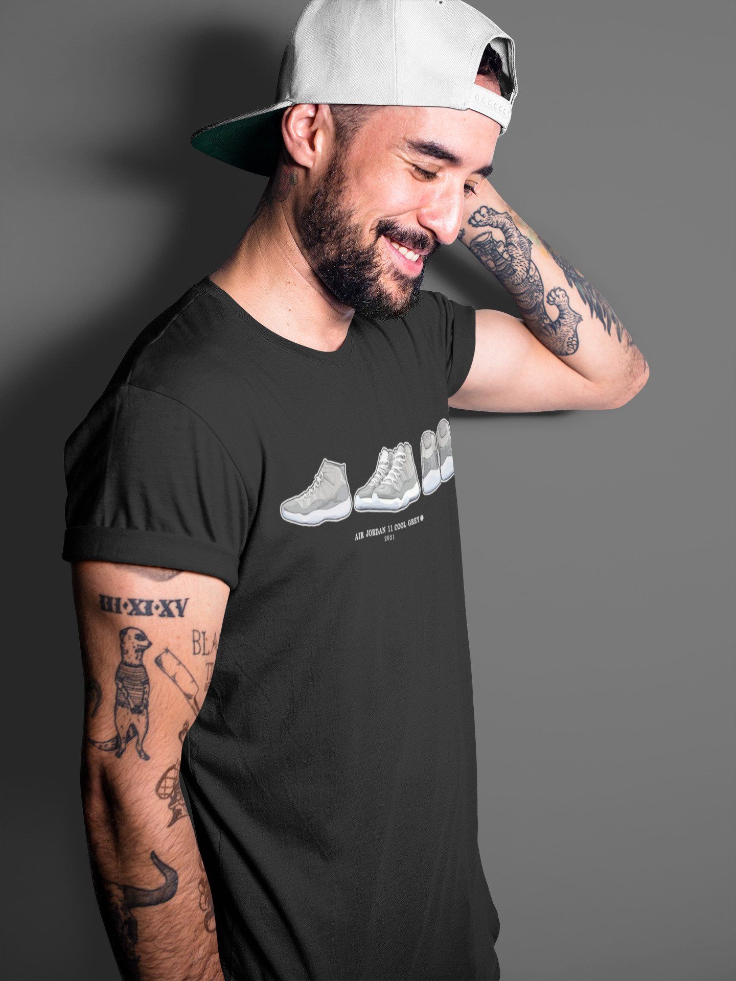 Jordan 11 Cool Grey Sneaker Match Tees Air Jordan 11 Prelude Sneaker Tees Jordan 11 Cool Grey Sneaker Release Tees Unisex Shirts