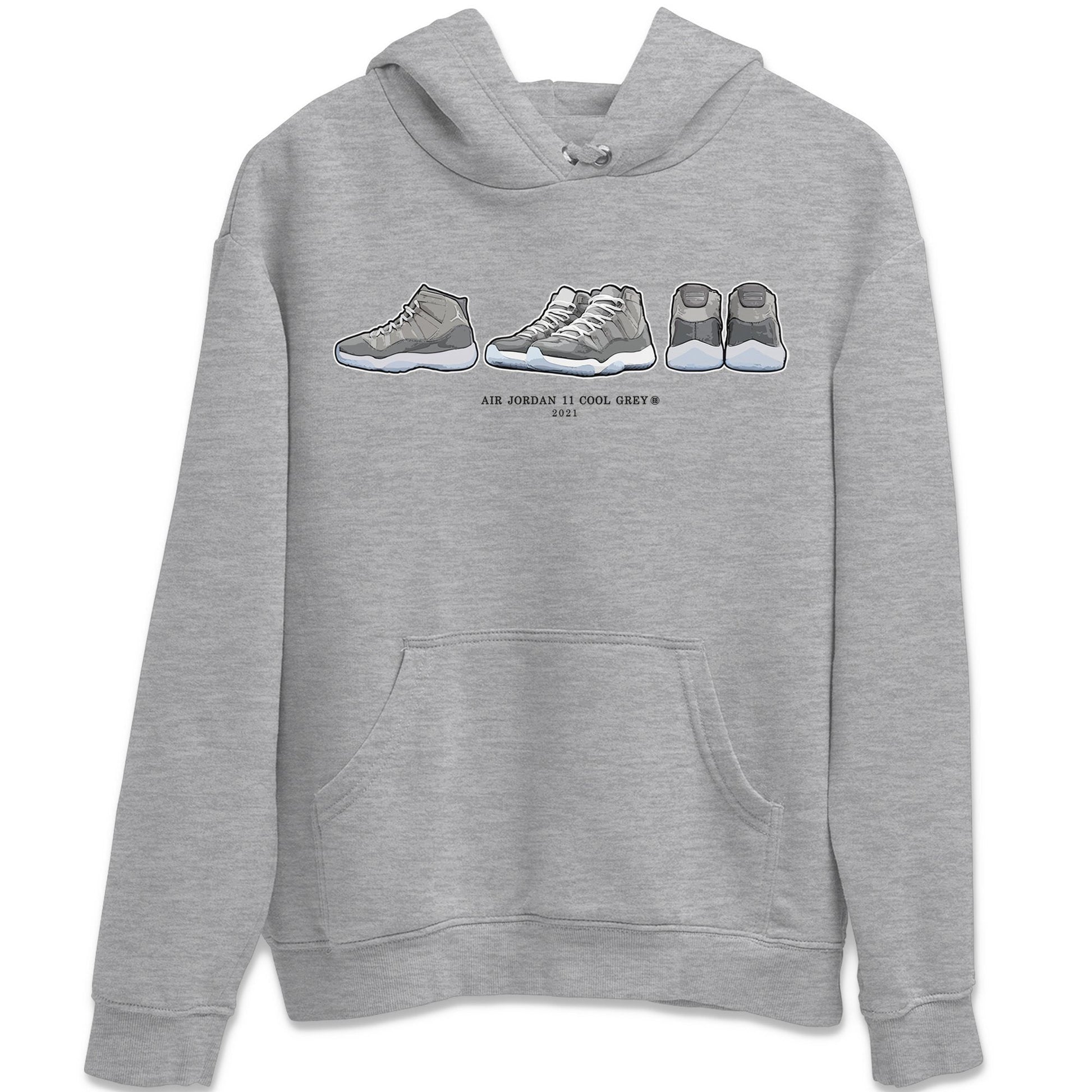 Jordan 11 Cool Grey Sneaker Match Tees Air Jordan 11 Prelude Sneaker Tees Jordan 11 Cool Grey Sneaker Release Tees Unisex Shirts