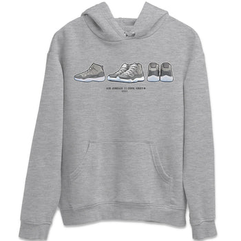 Jordan 11 Cool Grey Sneaker Match Tees Air Jordan 11 Prelude Sneaker Tees Jordan 11 Cool Grey Sneaker Release Tees Unisex Shirts