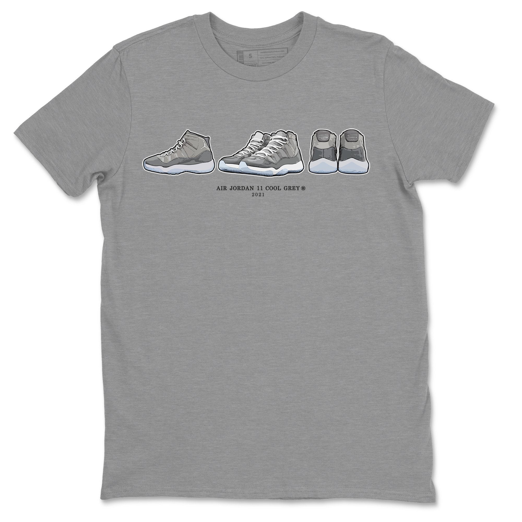 Jordan 11 Cool Grey Sneaker Match Tees Air Jordan 11 Prelude Sneaker Tees Jordan 11 Cool Grey Sneaker Release Tees Unisex Shirts