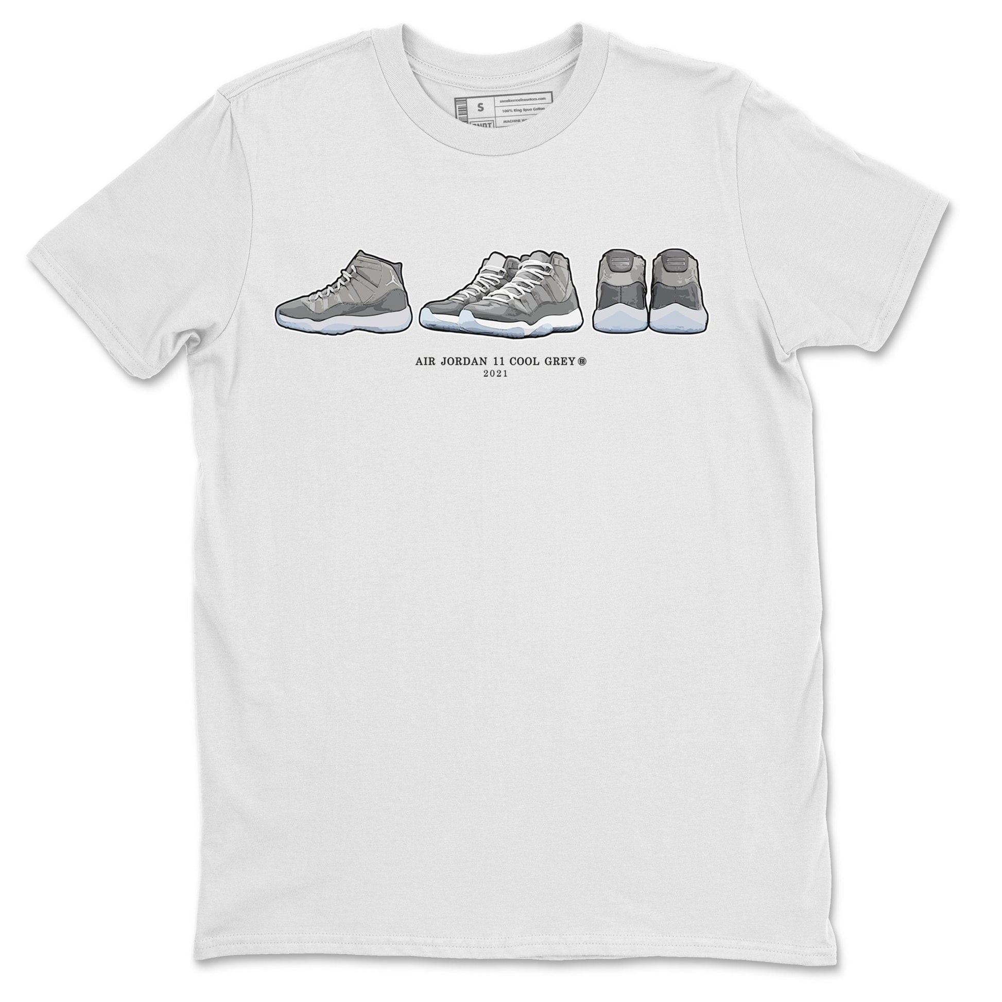 Jordan 11 Cool Grey Sneaker Match Tees Air Jordan 11 Prelude Sneaker Tees Jordan 11 Cool Grey Sneaker Release Tees Unisex Shirts