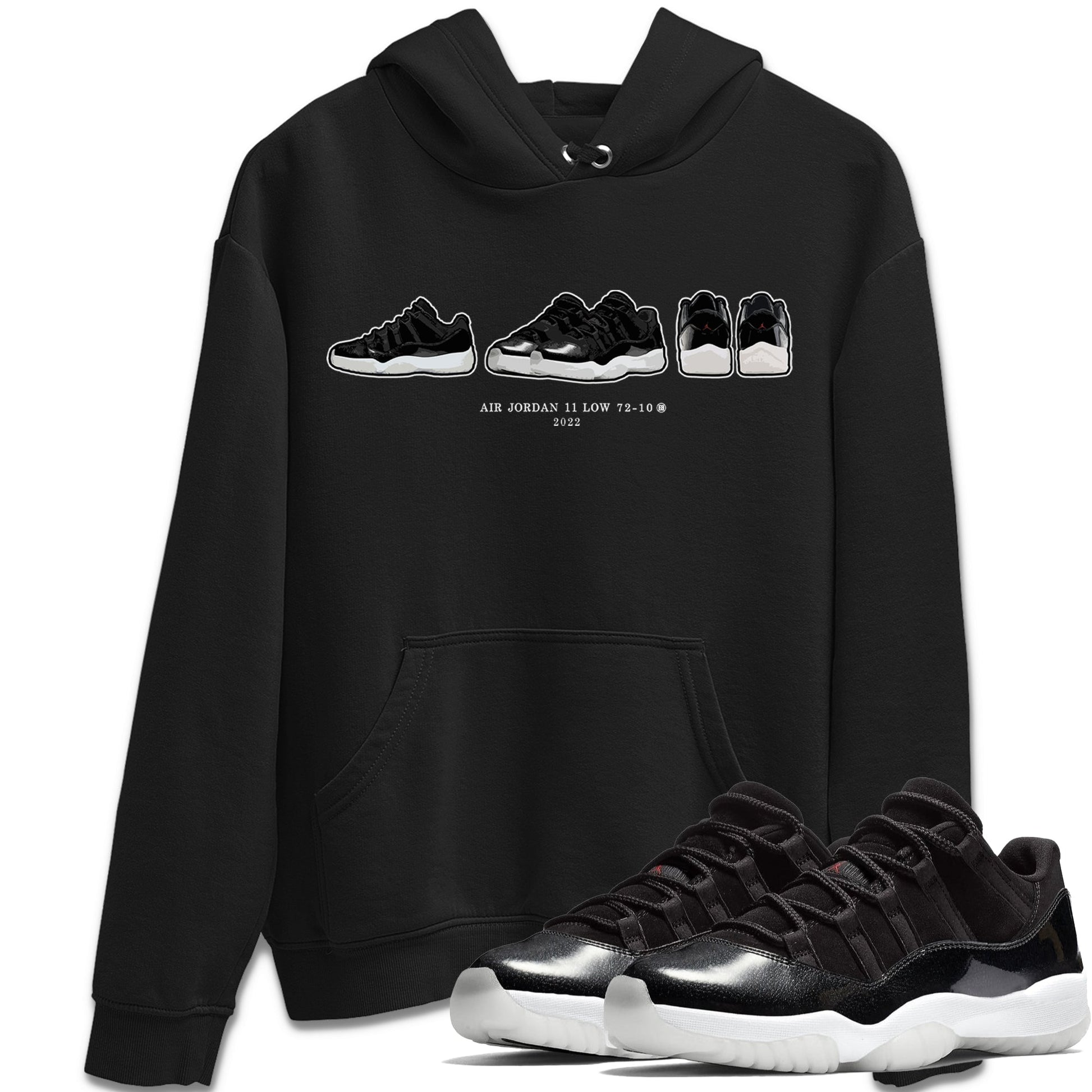 Jordan 11 72-10 Sneaker Match Tees Air Jordan 11 Prelude Sneaker Tees Jordan 11 72-10 Sneaker Release Tees Unisex Shirts
