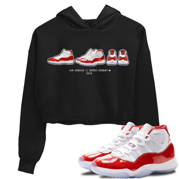 Jordan 11 Cherry Sneaker Match Tees Air Jordan 11 Prelude Sneaker Tees Jordan 11 Cherry Sneaker Release Tees Women's Shirts