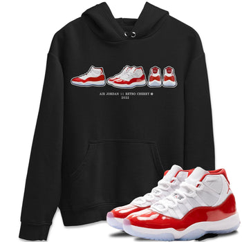 Jordan 11 Cherry Sneaker Match Tees Air Jordan 11 Prelude Sneaker Tees Jordan 11 Cherry Sneaker Release Tees Unisex Shirts