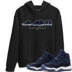 Jordan 11 Midnight Navy Sneaker Match Tees Air Jordan 11 Prelude Sneaker Tees Jordan 11 Midnight Navy Sneaker Release Tees Unisex Shirts