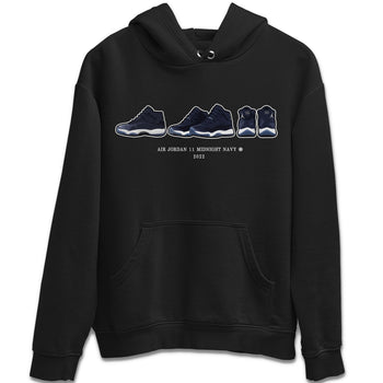 Jordan 11 Midnight Navy Sneaker Match Tees Air Jordan 11 Prelude Sneaker Tees Jordan 11 Midnight Navy Sneaker Release Tees Unisex Shirts
