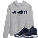 Jordan 11 Midnight Navy Sneaker Match Tees Air Jordan 11 Prelude Sneaker Tees Jordan 11 Midnight Navy Sneaker Release Tees Unisex Shirts